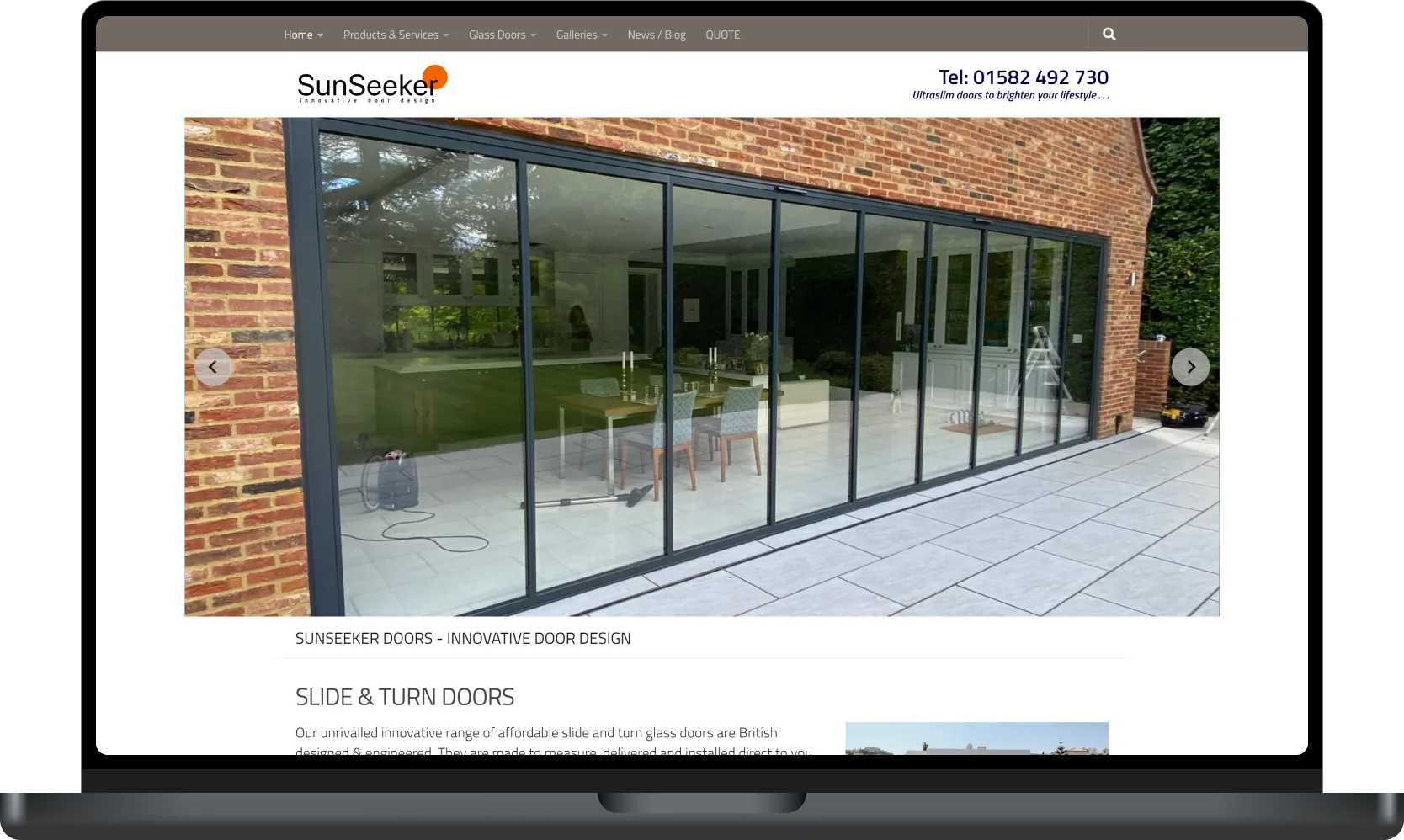 sunseeker doors website